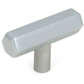 From The Anvil - Kahlo T-Bar - Satin Chrome - 50547 - Choice Handles