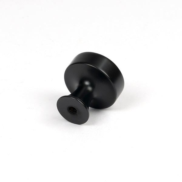 From The Anvil - Scully Cabinet Knob - 25mm - Matt Black - 50554 - Choice Handles