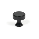 From The Anvil - Scully Cabinet Knob - 25mm - Matt Black - 50554 - Choice Handles