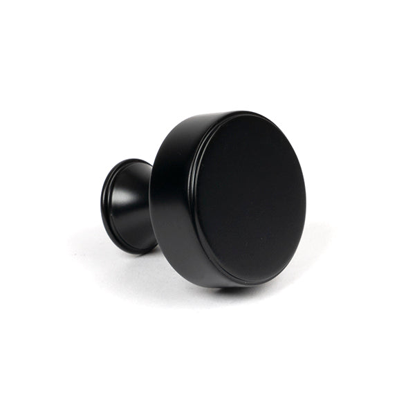 From The Anvil - Scully Cabinet Knob - 32mm - Matt Black - 50555 - Choice Handles