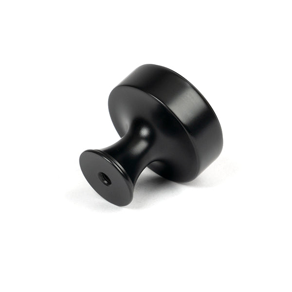 From The Anvil - Scully Cabinet Knob - 32mm - Matt Black - 50555 - Choice Handles