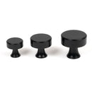 From The Anvil - Scully Cabinet Knob - 32mm - Matt Black - 50555 - Choice Handles