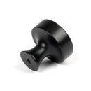 From The Anvil - Scully Cabinet Knob - 38mm - Matt Black - 50556 - Choice Handles