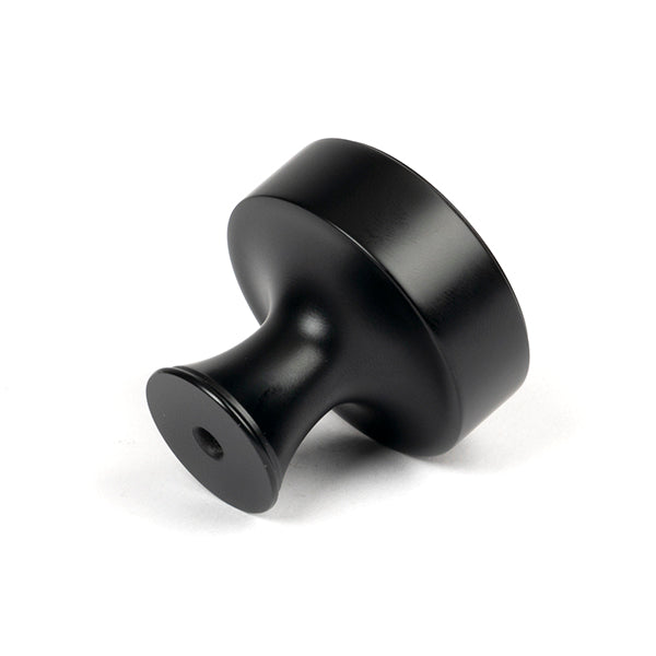From The Anvil - Scully Cabinet Knob - 38mm - Matt Black - 50556 - Choice Handles