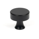 From The Anvil - Scully Cabinet Knob - 38mm - Matt Black - 50556 - Choice Handles