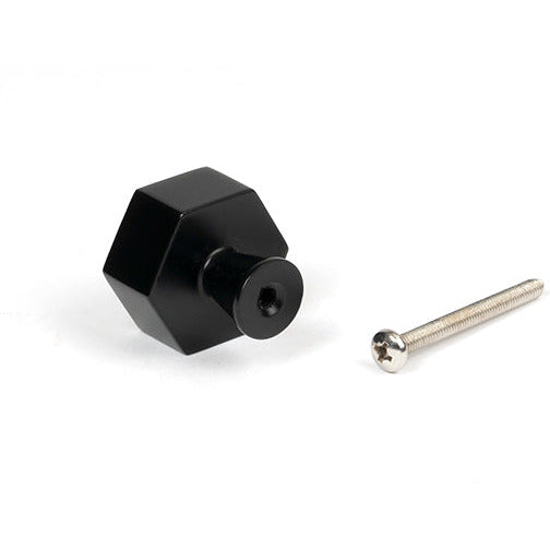 From The Anvil - Kahlo Cabinet Knob - 32mm - Matt Black - 50558 - Choice Handles