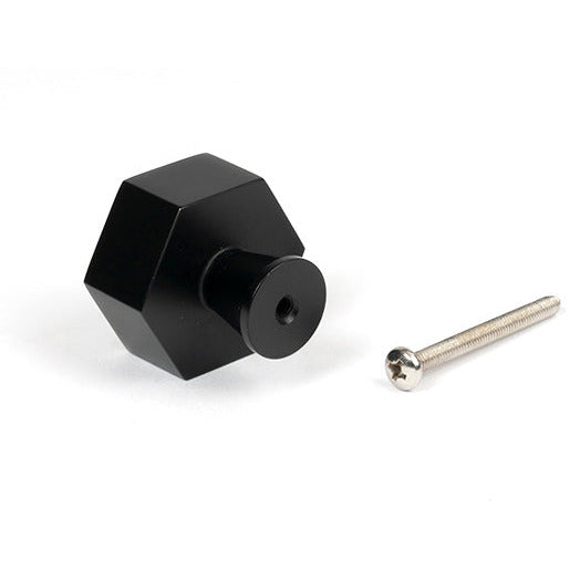 From The Anvil - Kahlo Cabinet Knob - 38mm - Matt Black - 50559 - Choice Handles