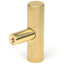 From The Anvil - Brompton T-Bar - Polished Brass - 50568 - Choice Handles