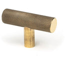 From The Anvil - Brompton T-Bar - Aged Brass - 50569 - Choice Handles