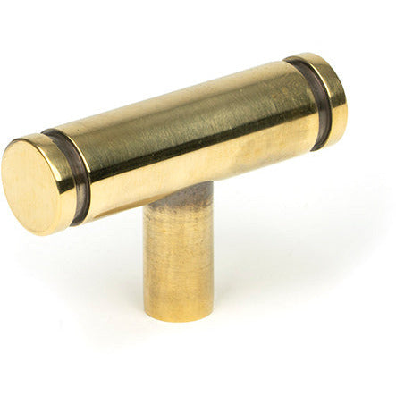 From The Anvil - Kelso T-Bar - Aged Brass - 50575 - Choice Handles
