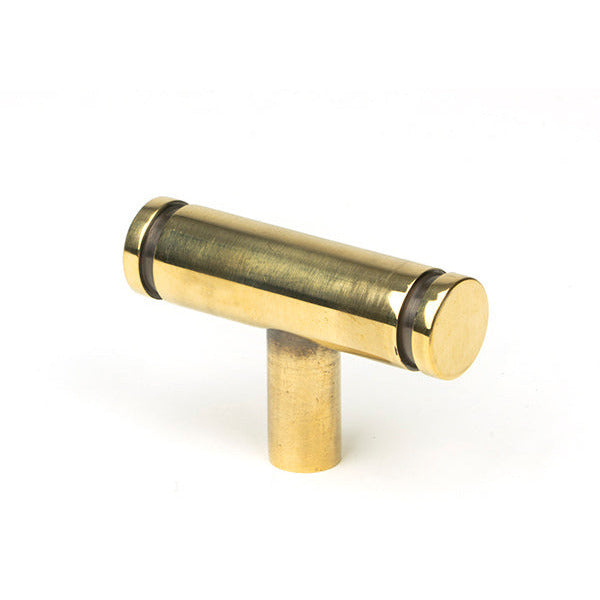From The Anvil - Kelso T-Bar - Aged Brass - 50575 - Choice Handles
