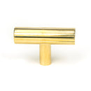 From The Anvil - Judd T-Bar - Polished Brass - 50580 - Choice Handles