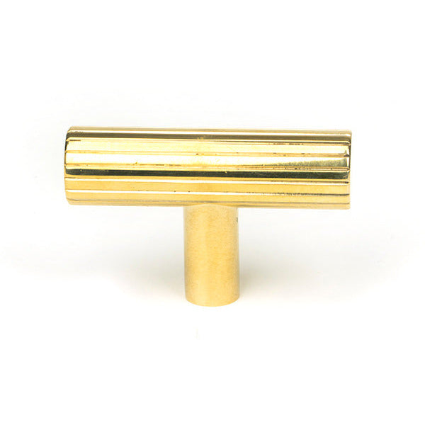 From The Anvil - Judd T-Bar - Polished Brass - 50580 - Choice Handles