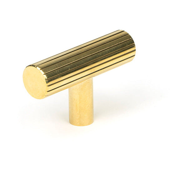 From The Anvil - Judd T-Bar - Polished Brass - 50580 - Choice Handles