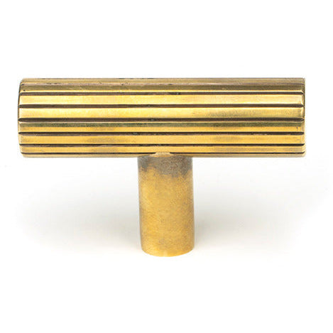 From The Anvil - Judd T-Bar - Aged Brass - 50581 - Choice Handles