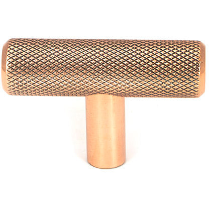 From The Anvil - Brompton T-Bar - Polished Bronze - 50587 - Choice Handles