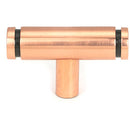 From The Anvil - Kelso T-Bar - Polished Bronze - 50589 - Choice Handles