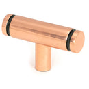 From The Anvil - Kelso T-Bar - Polished Bronze - 50589 - Choice Handles