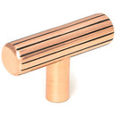 From The Anvil - Judd T-Bar - Polished Bronze - 50591 - Choice Handles