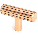 From The Anvil - Judd T-Bar - Polished Bronze - 50591 - Choice Handles