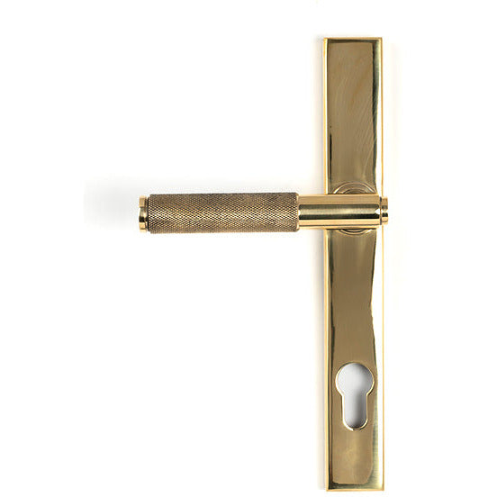 From The Anvil - Brompton Slimline Espag. Lock Set - Polished Brass - 50604 - Choice Handles