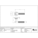 From The Anvil - Lever on Rose Set (Plain) - Polished Brass - 50605 - Choice Handles