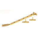 From The Anvil - 10" Brompton Stay - Polished Brass - 50616 - Choice Handles