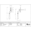 From The Anvil - Newbury Espag - LH - Polished Marine SS (316) - 50626 - Choice Handles