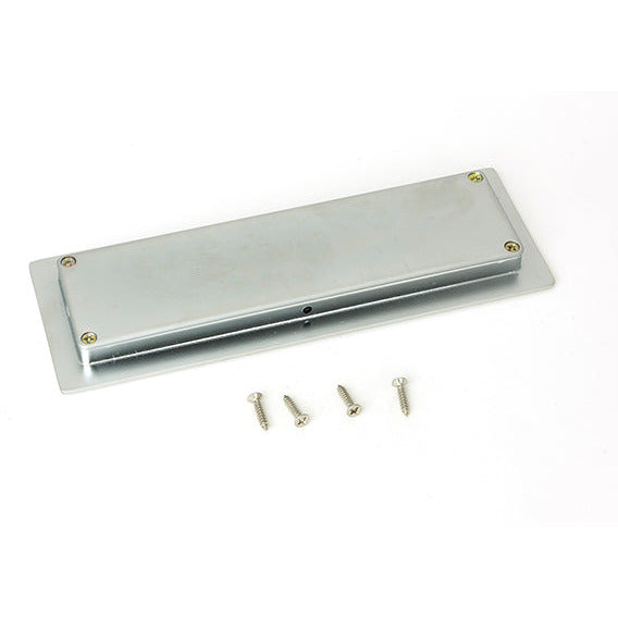 From The Anvil - 175mm Art Deco Rectangular Pull - Satin Chrome - 50636 - Choice Handles