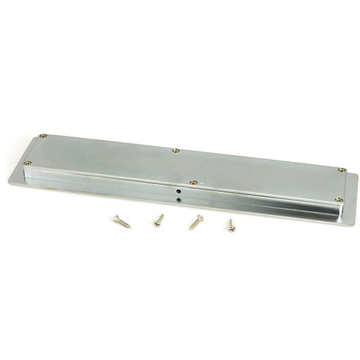 From The Anvil - 250mm Art Deco Rectangular Pull - Satin Chrome - 50637 - Choice Handles