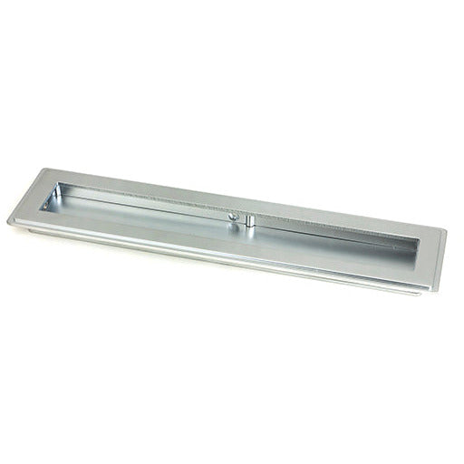 From The Anvil - 250mm Art Deco Rectangular Pull - Satin Chrome - 50637 - Choice Handles