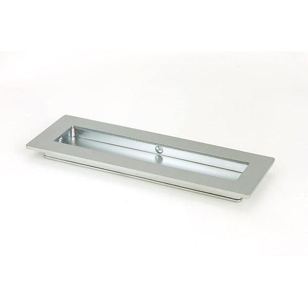 From The Anvil - 175mm Plain Rectangular Pull - Satin Chrome - 50638 - Choice Handles