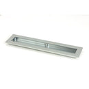 From The Anvil - 250mm Plain Rectangular Pull - Satin Chrome - 50639 - Choice Handles