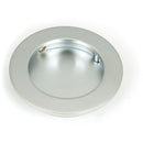 From The Anvil - 75mm Plain Round Pull - Satin Chrome - 50647 - Choice Handles