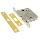 From The Anvil - 50mm Sliding Door Lock - PVD Brass - 50661 - Choice Handles