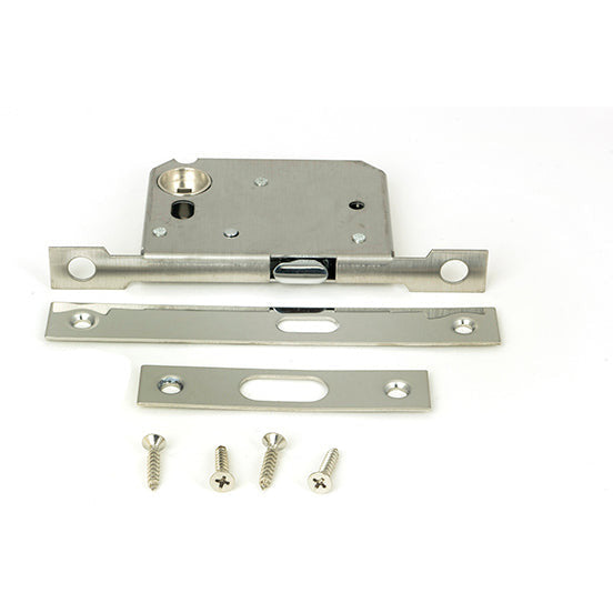 From The Anvil - 50mm Sliding Door Lock - Polished Nickel - 50663 - Choice Handles