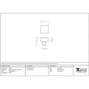 From The Anvil - Albers Cabinet Knob - 25mm - Polished Brass - 50667 - Choice Handles