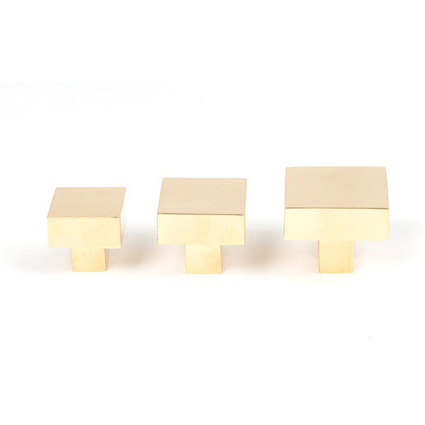 From The Anvil - Albers Cabinet Knob - 35mm - Polished Brass - 50669 - Choice Handles