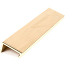 From The Anvil - 200mm Plain Edge Pull - Polished Brass - 50676 - Choice Handles