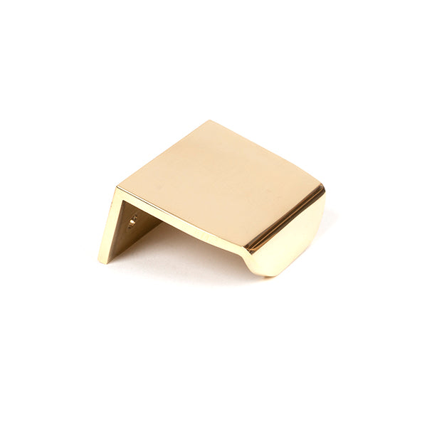 From The Anvil - 50mm Moore Edge Pull - Polished Brass - 50677 - Choice Handles