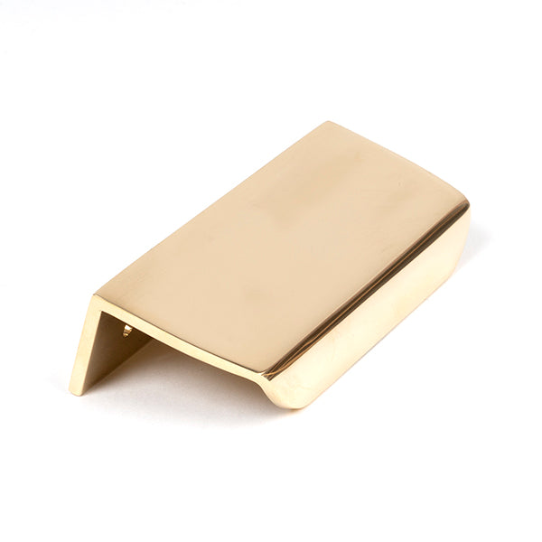 From The Anvil - 100mm Moore Edge Pull - Polished Brass - 50678 - Choice Handles