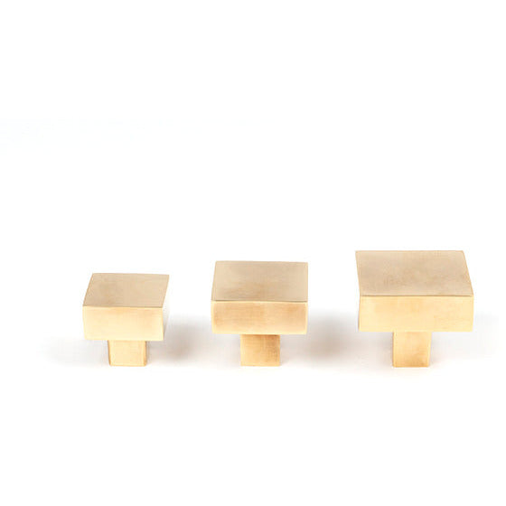 From The Anvil - Albers Cabinet Knob - 30mm - Aged Brass - 50681 - Choice Handles