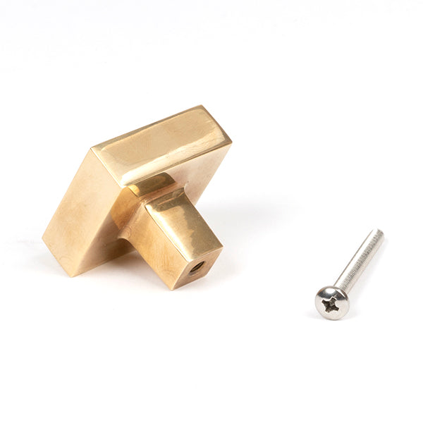 From The Anvil - Albers Cabinet Knob - 35mm - Aged Brass - 50682 - Choice Handles