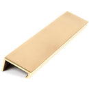 From The Anvil - 200mm Plain Edge Pull - Aged Brass - 50689 - Choice Handles