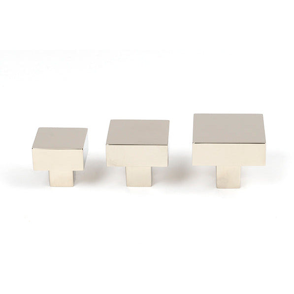 From The Anvil - Albers Cabinet Knob - 25mm - Polished Nickel - 50693 - Choice Handles