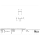 From The Anvil - Albers Cabinet Knob - 25mm - Polished Chrome - 50706 - Choice Handles