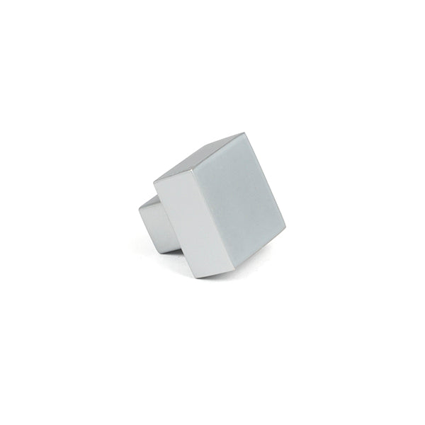 From The Anvil - Satin Chrome Albers Cabinet Knob - 25mm - Satin Chrome - 50719 - Choice Handles