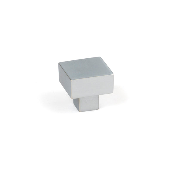 From The Anvil - Satin Chrome Albers Cabinet Knob - 25mm - Satin Chrome - 50719 - Choice Handles