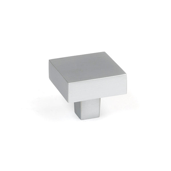From The Anvil - Albers Cabinet Knob - 35mm - Satin Chrome - 50721 - Choice Handles