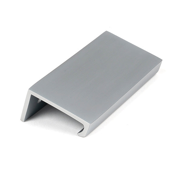 From The Anvil - 100mm Plain Edge Pull - Satin Chrome - 50727 - Choice Handles